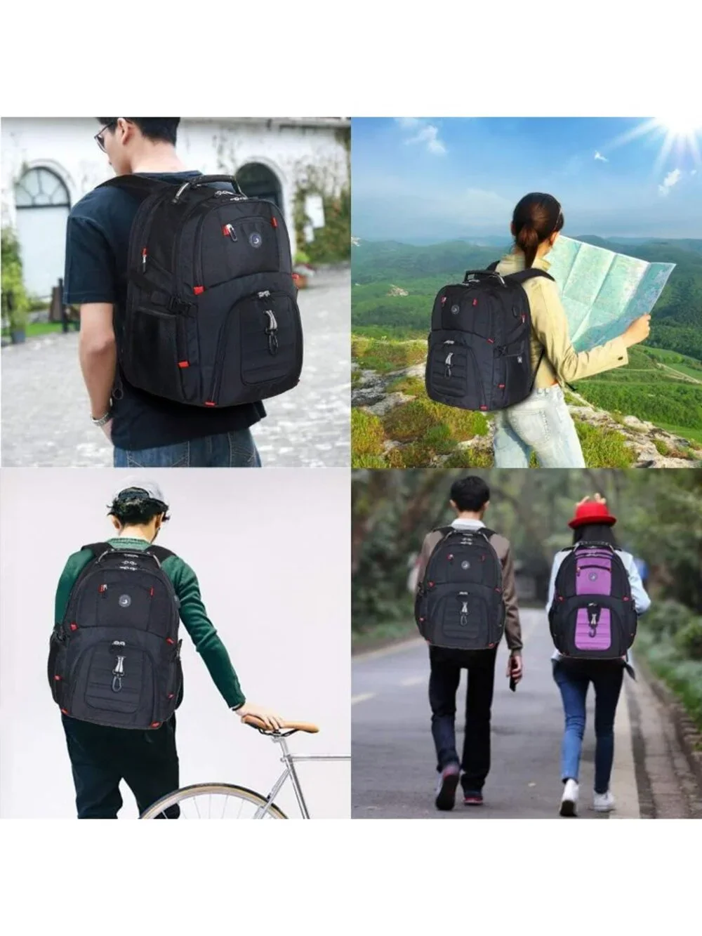 Extra Large Travel Laptop Backpack for Men & Women | Fits 17